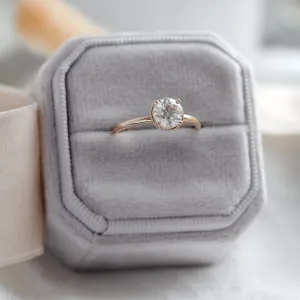 Luxury engagement ring with moissanites TANIA Thumbnail