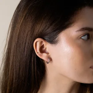 Zlaté náušnice kruhy MILEY