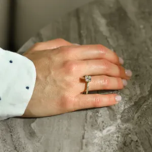 Luxusní zásnubní prsten z lab grown diamantů ARABELLA