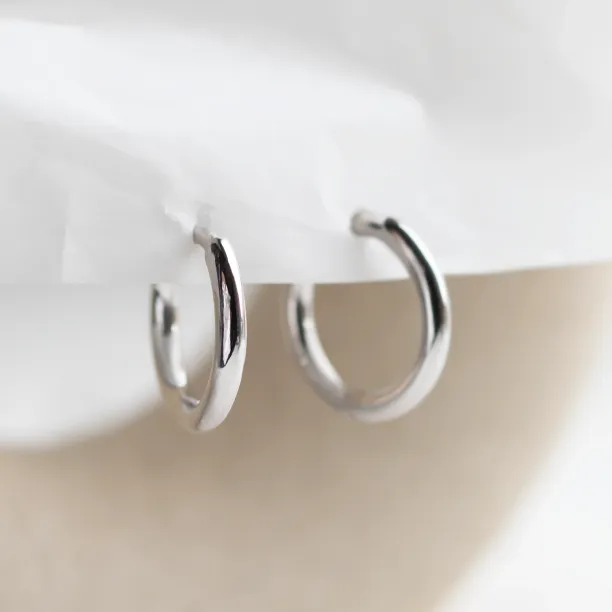 Zlaté náušnice kruhy MILEY Image