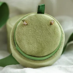 Minimalistické zlaté cluster náušnice s diamanty TAYLA Thumbnail