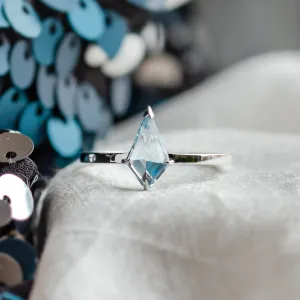 Gold ring with kite topaz DALIA Thumbnail