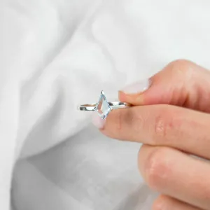 Gold ring with kite topaz DALIA Thumbnail