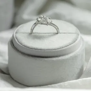 Massive double ring with kite moissanites DONNIE Thumbnail