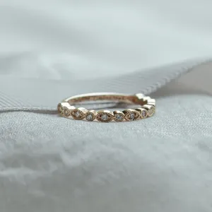 Vintage eternity prsten s laboratorními diamanty RIGA Thumbnail