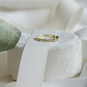 Vintage eternity prsten s laboratorními diamanty RIGA Thumbnail