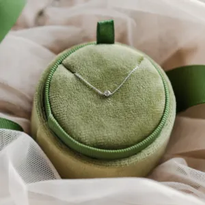 Zlatý minimalistický náramek s laboratorním diamantem ICY Thumbnail