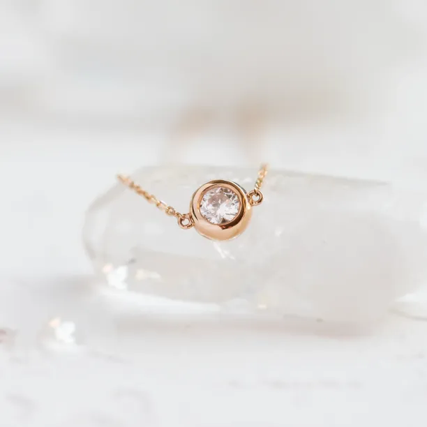 Zlatý náramek s laboratorním diamantem LAKA Image