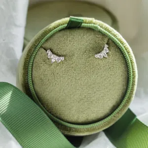 Crawler zlaté náušnice s laboratorními diamanty JAZZ Thumbnail