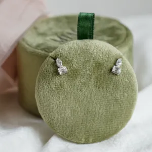 Náušnice s baguette a marquise laboratorními diamanty ANNA Thumbnail