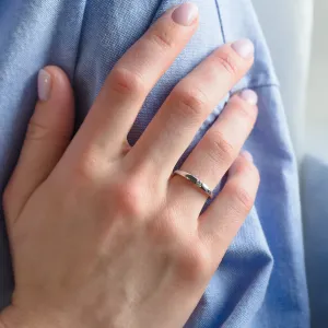 Engagement ring with diamond ROVIK