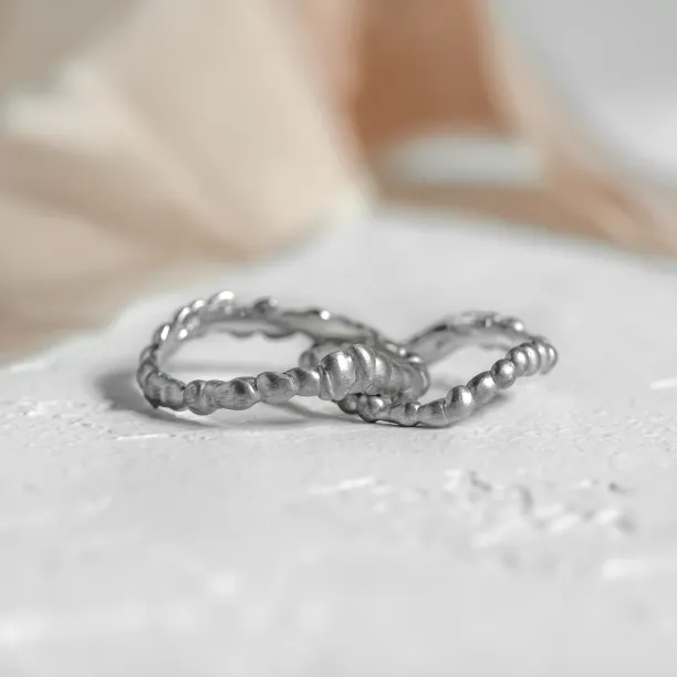 Organic wedding rings LOMBRICO Image