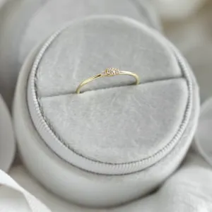 Minimalist ring with lab-grown diamonds HANOI Thumbnail