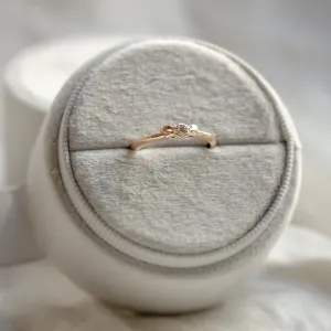 Gold lab-grown diamond engagement ring ROSI Thumbnail