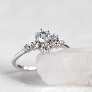 Vintage cluster lab-grown diamond ring LUST Thumbnail