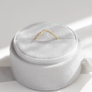 Gold eternity ring with diamonds TIEROS Thumbnail