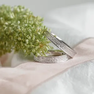 Unusual wedding bands with relief PERFORA Thumbnail