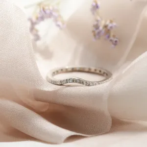 Gold eternity ring with diamonds Tiernan Thumbnail