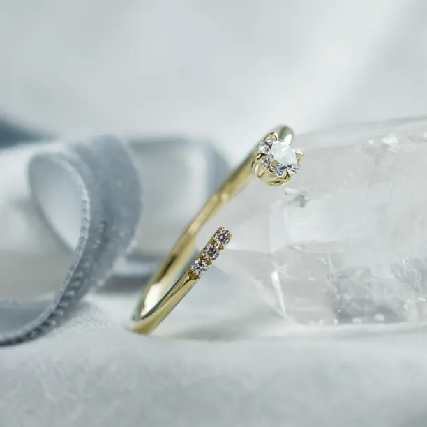 Otevřený prsten s diamanty LEIA Image