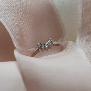 Gold ring with diamonds EMILIA Thumbnail