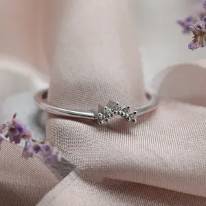 Gold ring with diamonds EMILIA Thumbnail