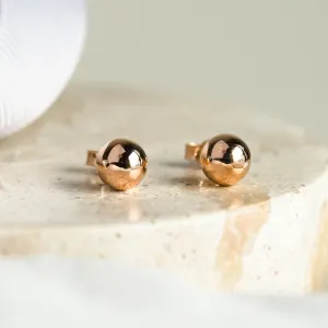 Gold ball earrings ALIANO