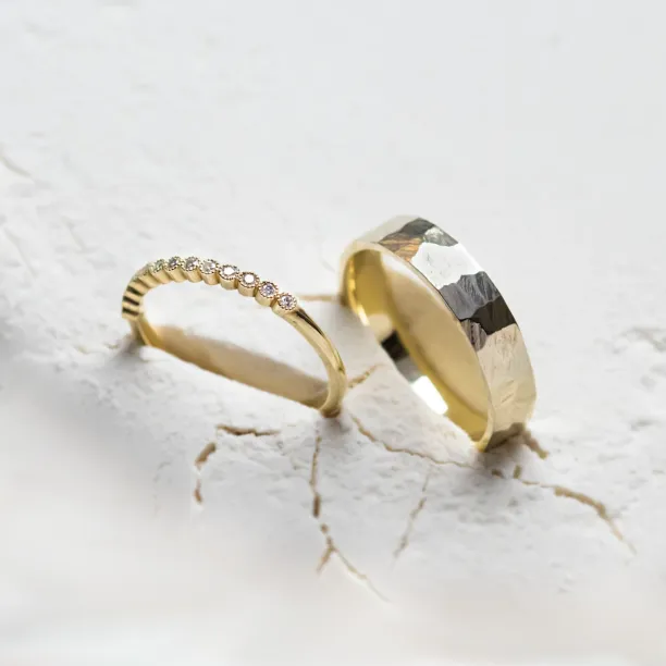 Originální snubní prsteny s diamanty PAIR Image