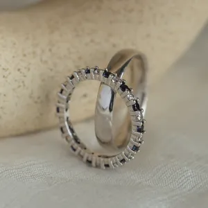 Zlaté snubní drahokamové prsteny STIKI Thumbnail