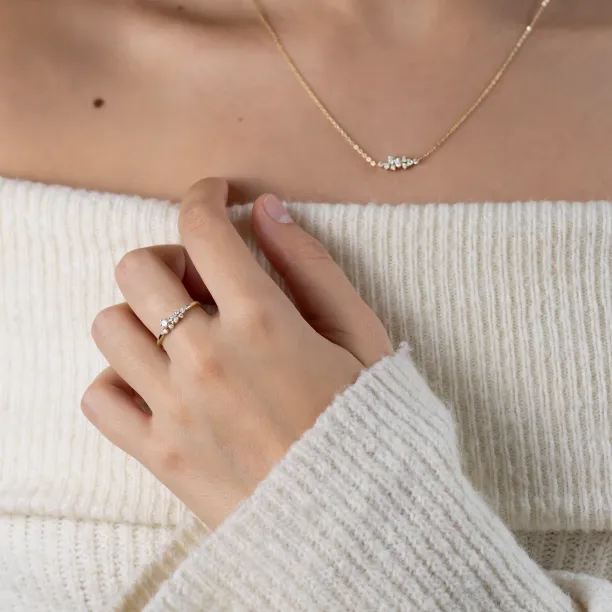 Diamantový cluster prsten CLARIAS Image