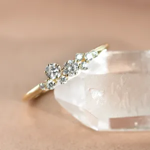 Diamantový cluster prsten CLARIAS Thumbnail