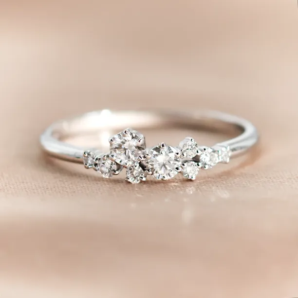 Diamantový cluster prsten CLARIAS Image