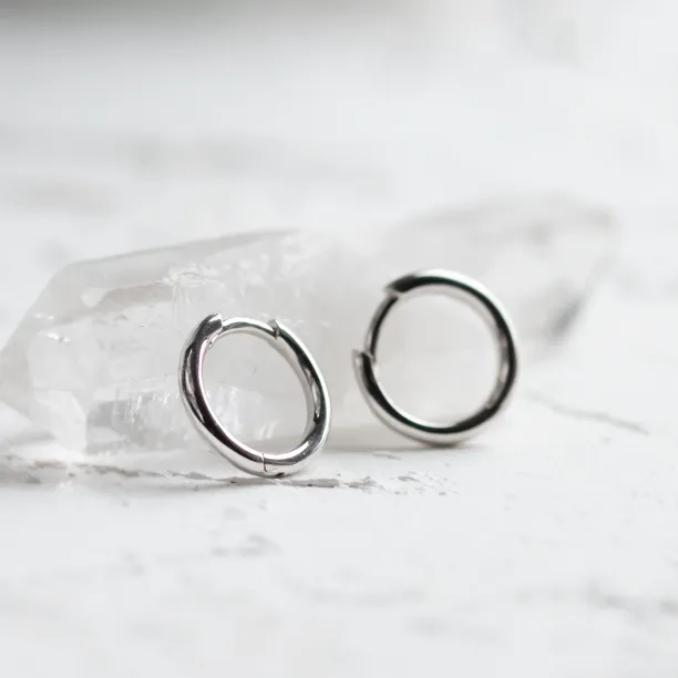 Zlaté náušnice kruhy MILEY Image