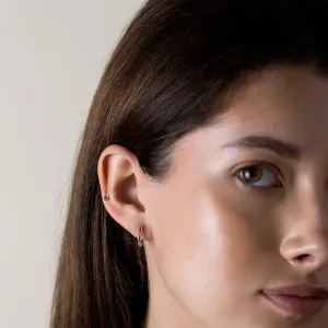 Zlaté náušnice kruhy MILEY Thumbnail