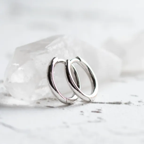 Zlaté náušnice kruhy MILEY Image