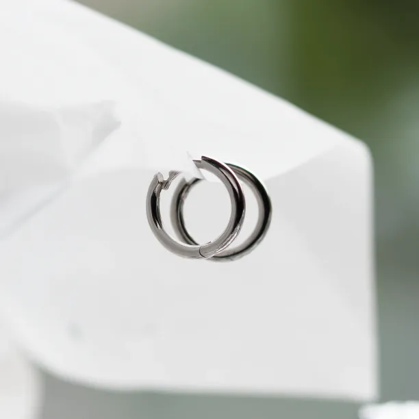 Zlaté náušnice kruhy MILEY Image