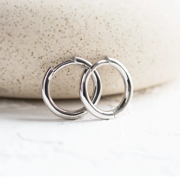 Zlaté náušnice kruhy MILEY Image