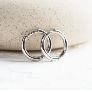 Gold hoop earrings MILEY