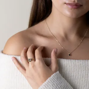 Originální prsten se salt and pepper diamanty IRINA Thumbnail