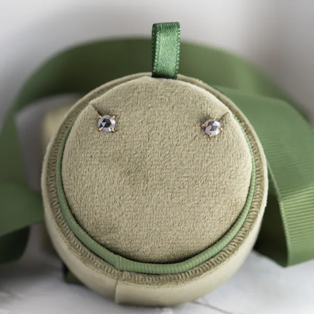 Salt and pepper diamond earrings SUZETTE Image