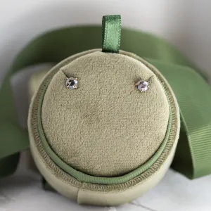 Salt and pepper diamond earrings SUZETTE Thumbnail