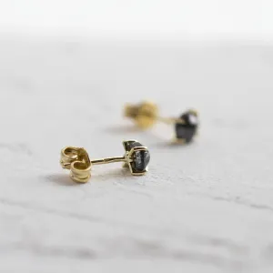 Salt and pepper diamond earrings SUZETTE Thumbnail