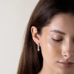 Dangle moissanite earrings MARINA