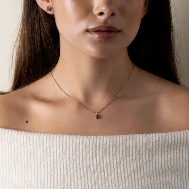 Salt and pepper and classic diamond pendant SPARK Image