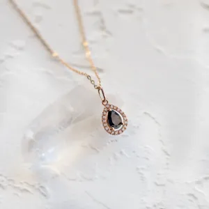 Zlatý přívěsek s laboratorním zeleným diamantem a bočními diamanty EDWINE Thumbnail