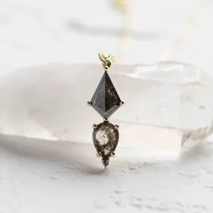 Extravagantní zlatý náhrdelník se salt and pepper diamanty SIGNATURE Thumbnail