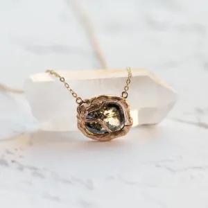 Salt and pepper diamond vintage necklace TREASURE