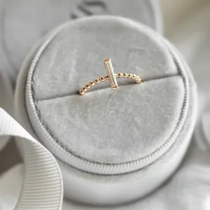 Kuličkový zásnubní prsten s baguette moissanitem ECLA Thumbnail