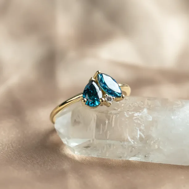 Toi et moi prsten s laboratorními diamanty CARMELA Image