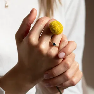 Originální zásnubní prsten s modrým laboratorním diamantem BLU Thumbnail