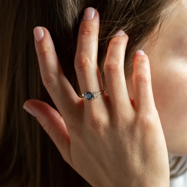 Luxusní cluster prsten s laboratorními diamanty CARINA Image